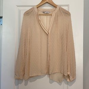 Zara Swiss dot top - S